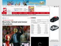 Bild zum Artikel: Nach Supercup-Pleite  -  

Mourinho: Schuld sind immer die anderen