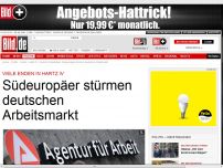 Bild zum Artikel: Viele enden in Hartz IV - Südeuropäer stürmen deutschen Arbeitsmarkt