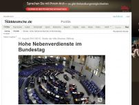 Bild zum Artikel: Studie der Otto-Brenner-Stiftung: Hohe Nebenverdienste im Bundestag
