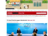 Bild zum Artikel: TV-Duell Merkel gegen Steinbrück: Das war 0:0