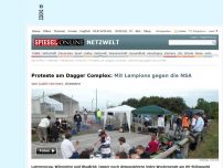 Bild zum Artikel: Proteste am Dagger Complex: Mit Lampions gegen die NSA