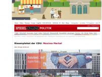 Bild zum Artikel: Riesenplakat der CDU: Maxima Merkel