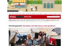 Bild zum Artikel: Flüchtlingspolitik: Schweden will allen Syrern Asyl gewähren