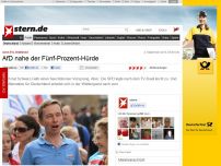 Bild zum Artikel: stern-RTL-Wahltrend: AfD nahe der Fünf-Prozent-Hürde