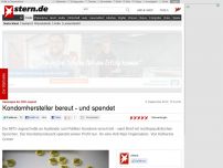 Bild zum Artikel: Kampagne der NPD-Jugend: Kondomhersteller bereut - und spendet