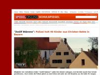 Bild zum Artikel: Sekte 'Zwölf Stämme': Polizei holt 28 Kinder aus Christen-Kloster in Bayern