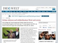 Bild zum Artikel: Wahlumfrage: Grüne stürzen auf schlechtesten Wert seit 2009