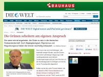 Bild zum Artikel: Umfragetief: Die Grünen scheitern am eigenen Anspruch