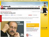 Bild zum Artikel: Rafik Schami zum Bürgerkrieg in Syrien: Der Freiheit würdig sein