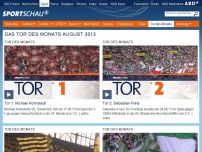 Bild zum Artikel: Überblick: Das Tor des Monats August 2013