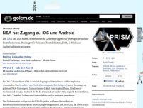 Bild zum Artikel: Snowden-Archiv: NSA hat Zugang zu iOS und Android