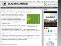 Bild zum Artikel: Ohne Gegentor und viel unterwegs: Manuel Neuer gegen Österreich
