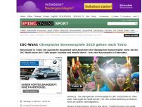 Bild zum Artikel: IOC-Wahl: Olympische Sommerspiele 2020 gehen nach Tokio