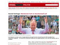 Bild zum Artikel: Emnid-Umfrage: Steinbrück holt im Kanzlerduell auf