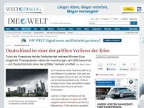 Bild zum Artikel: Wohlstandsverlust: Deutschland ist einer der größten Verlierer der Krise