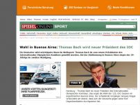 Bild zum Artikel: Wahl in Buenos Aires: Thomas Bach wird neuer Präsident des IOC