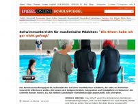 Bild zum Artikel: Schwimmunterricht für Muslima: 'Die Eltern habe ich gar nicht gefragt'