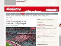 Bild zum Artikel: FC Bayern München: Freier Blockzugang in der Südkurve: Test gelungen!