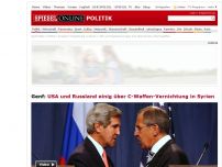Bild zum Artikel: Genf: USA und Russland einig über Syrien-Abrüstung
