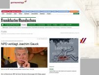 Bild zum Artikel: Klage vor Bundesverfassungsgericht - NPD verklagt Joachim Gauck