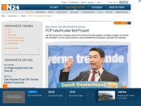 Bild zum Artikel: Eine Woche vor der Bundestagswahl - 
FDP rutscht unter fünf Prozent