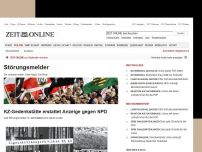 Bild zum Artikel: KZ-Gedenkstätte erstattet Anzeige gegen NPD
