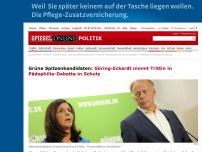 Bild zum Artikel: Grüne Spitzenkandidaten: Göring-Eckardt nimmt Trittin in Pädophilie-Debatte in Schutz