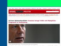 Bild zum Artikel: Grünen-Spitzenkandidat: Forscher bringt Trittin mit Pädophilie-Programm in Verbindung