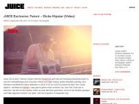 Bild zum Artikel: JUICE Exclusive: Fatoni – Dicke Hipster (Video)