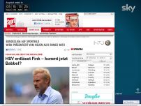 Bild zum Artikel: „Abendblatt“ berichtet  -  

Hamburger SV entlässt Trainer Thorsten Fink
