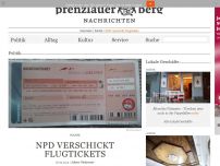 Bild zum Artikel: NPD verschickt Flugtickets