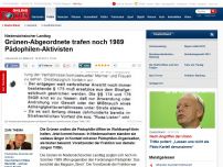 Bild zum Artikel: Niedersächsischer Landtag - Grünen-Abgeordnete trafen noch 1989 Pädophilen-Aktivisten