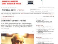 Bild zum Artikel: Nachruf Marcel Reich-Ranicki: 
			  Die Literatur war seine Heimat