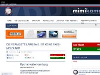 Bild zum Artikel: Die vermisste Larissa B. ist KEINE FAKE-MELDUNG!