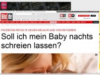 Bild zum Artikel: Hitzige Debatte - Soll ich mein Baby schreien lassen?