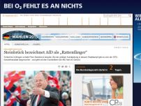 Bild zum Artikel: Wahlkampf-Abschluss: Steinbrück bezeichnet AfD als „Rattenfänger“