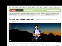 Bild zum Artikel: Ironman über vegane Ernährung: 'Ich wollte das Beste aus mir herausholen'