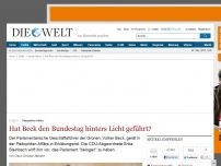Bild zum Artikel: Pädophilen-Affäre: Hat Beck den Bundestag hinters Licht geführt?