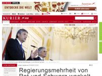 Bild zum Artikel: Regierungsmehrheit von Rot und Schwarz wackelt