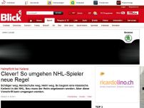 Bild zum Artikel: Helmpflicht bei Keilerei: Clever! So umgehen NHL-Spieler neue Regel