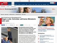 Bild zum Artikel: Erster Rücktritt nach der Wahl - Kristina Schröder gibt trotz CDU-Wahlsieg als Ministerin auf