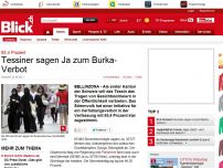 Bild zum Artikel: 65,4 Prozent sagen Ja: Burka-Verbot im Tessin
