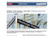 Bild zum Artikel: Initiative 'Unser Hamburg - unser Netz': Hamburger stimmen offenbar für Rückkauf der Energienetze