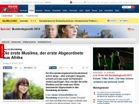 Bild zum Artikel: Neu im Bundestag - Die erste Muslima, der erste Abgeordnete aus Afrika