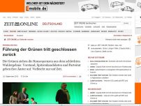 Bild zum Artikel: Personalwechsel: 
			  Führung der Grünen tritt geschlossen zurück