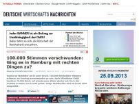 Bild zum Artikel: 100.000 Stimmen verschwunden: Ging es in Hamburg mit rechten Dingen zu?