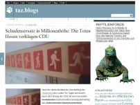 Bild zum Artikel: Schadensersatz in Millionenhöhe: Die Toten Hosen verklagen CDU