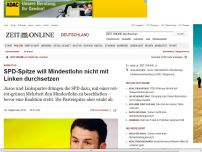 Bild zum Artikel: Bundestag: 
			  Jusos wollen Mindestlohn mit Linken durchsetzen