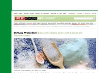 Bild zum Artikel: Stiftung Warentest: Exotische Salze sind nicht besser als Haushaltssalz