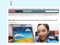 Bild zum Artikel: Sim Lock: Samsung liefert aktuelle Handys mit Regionalsperre aus